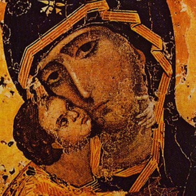 Icona Madonna della tenerezza di Vladimir