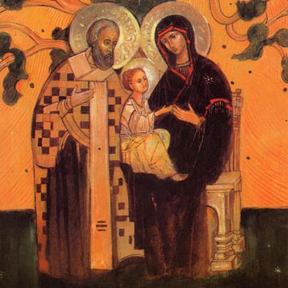 Icona Sacra Famiglia orientale