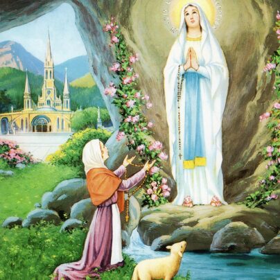 Icona Madonna di Lourdes